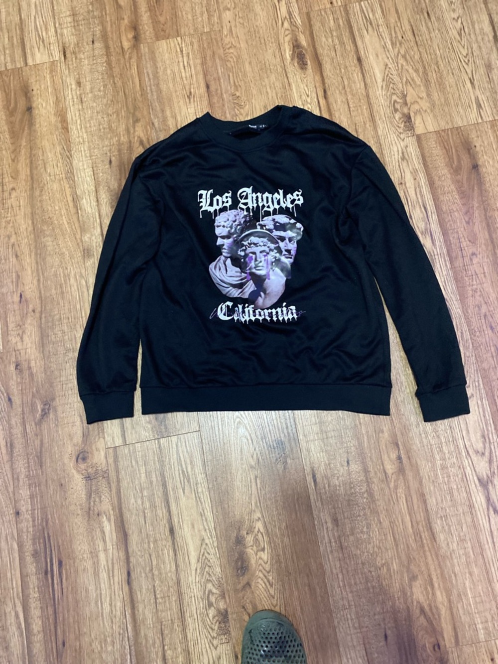 Los Angeles Graphic Crewneck Sweatshirt - Black